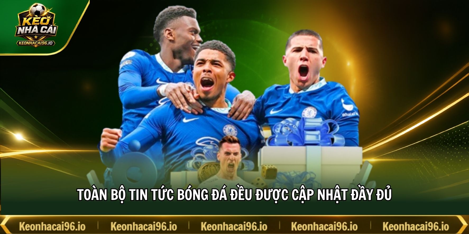 Toàn bộ tin tức bóng đá đều được cập nhật đầy đủ